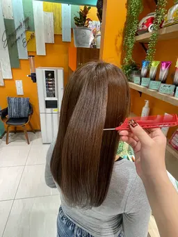 ブリーチ無しダブルカラー✨️💛