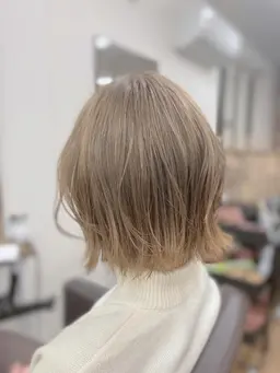 🌈【デザインカラー】🌈➕全体ブリーチ➕カラー