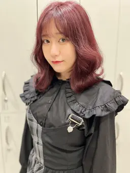 ブリーチなし暖色系ダブルカラー+トリートメント