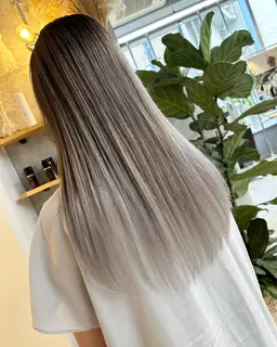 髪質改善酸性ストレート+リタッチカラー+カット+髪質改善トリートメントスパリラクゼーション