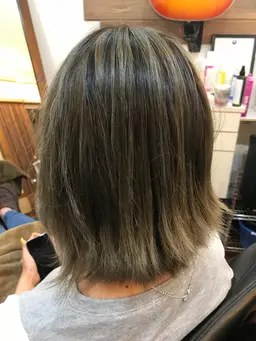 バレイヤージュカラー+オンカラー＋ヤクジョトリートメント