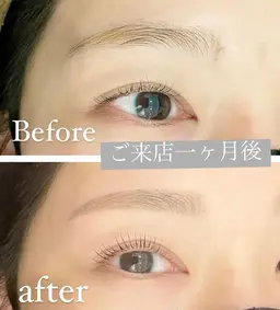 パリジェンヌorまつ毛パーマ　コーティング込