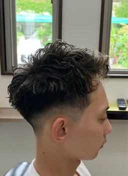 メンズカット✂︎+メッシュ.ハイライト
