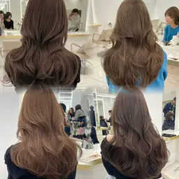 【透明感バツグン】🌟艶感たっぷり透明感カラー+3ステップリペアトリートメント🌟