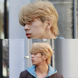 👹2月限定クーポン:50%off👹メンズカット+ブリーチ+カラー