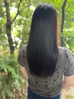 艶々ストレート➕カット🌷前処理トリートメント付