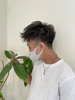 【メンズ限定】流行りの似合わせカット＋ファイバープレックスハイライト＋カラー