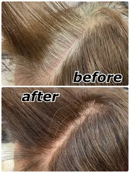 《💛月曜限定💛》週末疲れのご褒美🎨14時​〜​OK✨リタッチゼロテク白髪染めでツヤ髪体験♪(ブリーチ❌)