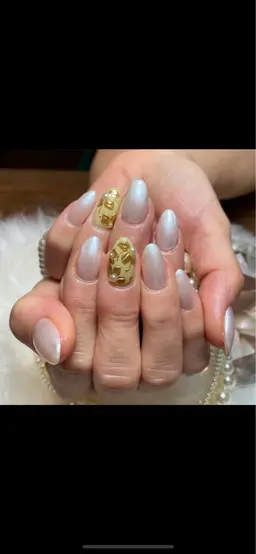 アート2本(ストーン、シール、パーツ)