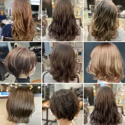 💐大事な日にピッタリ🎀コテ巻き仕上げ付き🎀カット＋全体透明感カラー