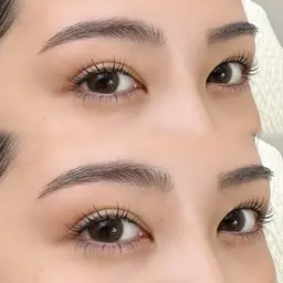 ハリウッドブロウリフト（wax+眉メイク込）