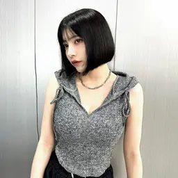 【ミニモ学割】【🏹骨格矯正で劇的に可愛く🤍】似合わせ小顔カット🫧➕オリジナルトリートメント(炭酸スパ付き)