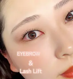 眉毛ワックス×まつげパーマ(パリジェンヌ可)目元のトータルビューティーです♪