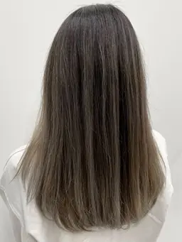 ★ファイバープレックス白髪ぼかしハイライト×艶カラーxカットx3STEPtr★