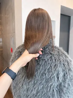 【人気no.2】【ブリーチなしで透明感】ブリーチなしダブルカラー+クイックトリートメント