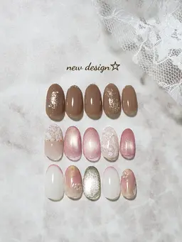 【オフなし・あり】4月限定シンプルデザイン3種💅✨