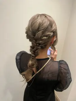 ヘアアレンジ《ふわふわ系》【結婚式やイベント前にも✨】