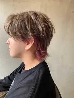 メンズ限定ダブルカラー(ブリーチ可)