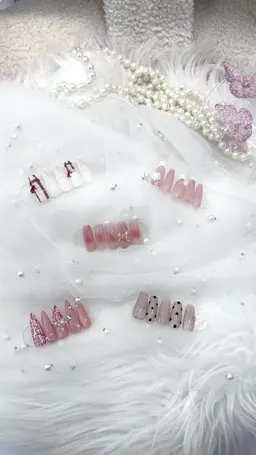 定額ネイル🎀¥1500 ⚠️下記のご予約可能時間でリクエストお願いします