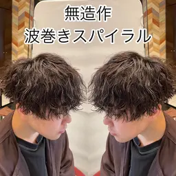 カット✕スパイラルパーマ