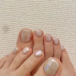 フット/オフ込み　マグネットorミラーネイル