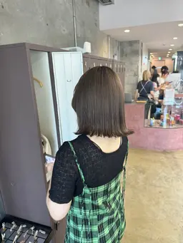 【‪🔆‬ワンカラーボブ・ミディアム‪🔆‬】＋クイックトリートメント