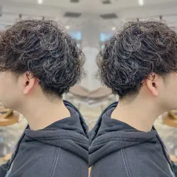 メンズカット＋デザインパーマ《ナチュラル or 強めもOK》