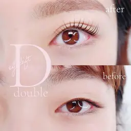 🎀ダブルアイリフト🎀 アイシャンプー+美容液コーティング付き⟡.·