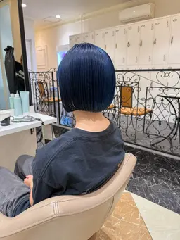 ✨ダメージレスカラー✨当日⭕️【何回でもOK】リタッチケアブリーチアンド全体カラー