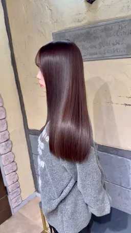【ロング限定】うる艶酸性ストレート&髪質改善+カット《審査のため現在の写真提示必須なので必ず添付お願いします》
