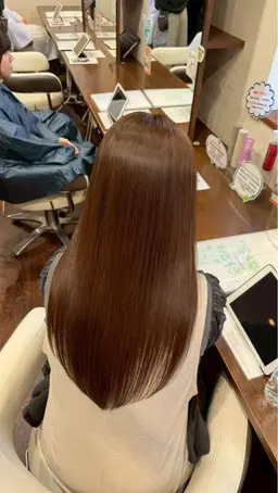 【艶カラー】+【パーソナルカスタムトリートメント】