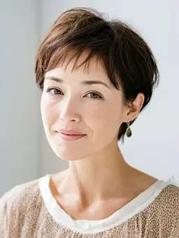 大人女性 トップにボリュームが欲しい方限定 ショート