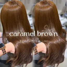 【⭐️ブリーチしないで明るさを引き出す⭐️】ライトニングダブルケアカラー+2step treatment💖