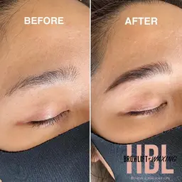 ハリウッドブロウリフト　眉毛WAX脱毛　眉毛カット