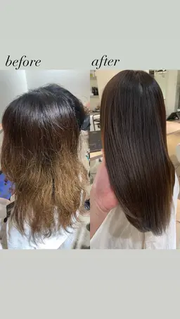 🟥🟩✨ご新規様12月限定✨【髪質改善ストレート】(縮毛矯正)+【oggi otto4stepトリートメント】🟦🟪