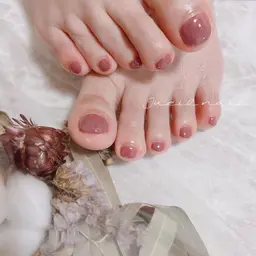 【自店オフ込み】フット🩵うる艶ワンカラー