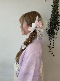 【卒業式🎓袴着付け＋ヘアセット】