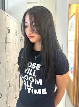 【就活・学生さんにおすすめ🎀🤍】なんちゃって黒染め+艶トリートメント