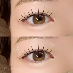 ❤️‍🩹【オフ込み】LEDエクステ120​〜​140本⚠️本数によりお値段は変動致します
