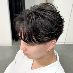 【新規限定】メンズカット+フェザーパーマ