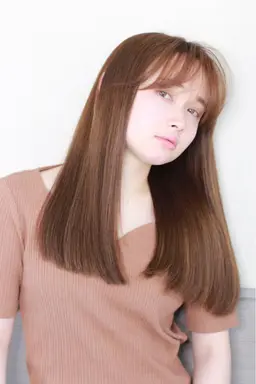 🌹顔周り縮毛矯正🌹&カット【当店はどのクーポンでもメンズも可能です🙆♀️!!】