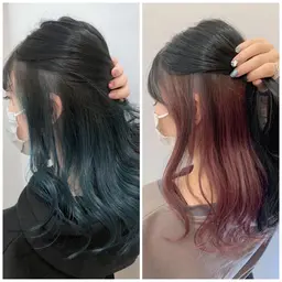 🧡平日🧡✨💗大大大人気‼️ブリーチ込み‼️ダブルカラー（インナーカラー・イヤリングカラー）＋トリートメント💗✨