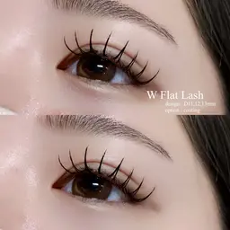 🩵 Wフラットラッシュ120本 （オフ無し 他店付け足し不可 ） 🩵
