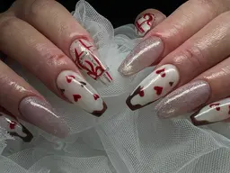 バレンタイン限定メニュー✩.*˚デザイン持ち込み可/パーツ5個無料/オフ込み