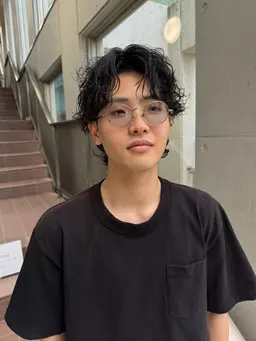 【ご新規様限定🔆】メンズカット+パーマ+頭皮ケア🌀