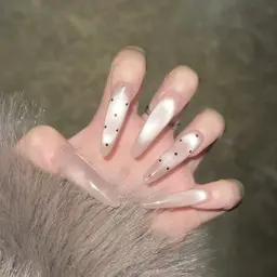 【3月限定】☘️☘️チップ長さだし10本+ドットネイル☘️☘️オフ+500円