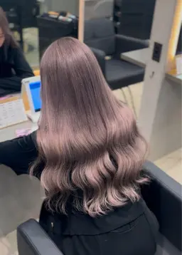 【🎀人気No.1🎀】透明感たっぷりブリーチ➕カラー➕2steptreatment🤍🫧