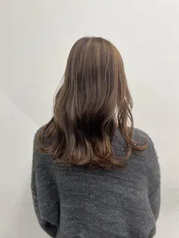 【🫧ブリーチなし透明感カラー🫧】🩵🍒ダブルカラー➕トリートメント🍒🩵