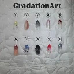 【オフ有】グラデーション+写真アート2本付 0円