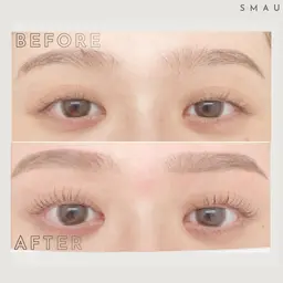 【中顔面短縮で小顔効果抜群】まつげパーマ（上）+まつげパーマ（下） ¥12000→¥6600 *minimo限定モデル